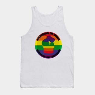 image International​ day​ against homophobia and​ Transphobia rainbow A rainbow of love and acceptance Tank Top